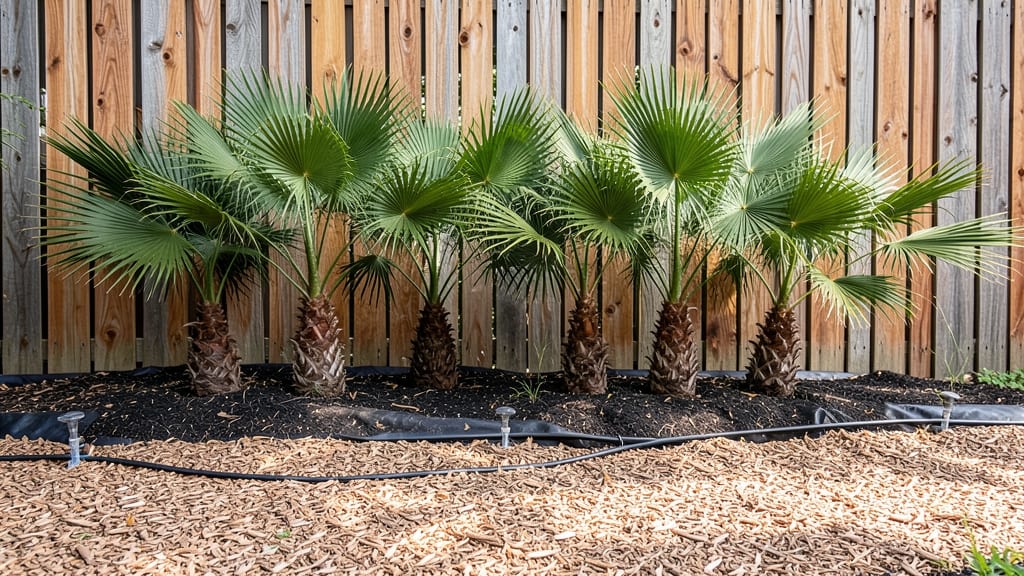 Palm Tree Privacy Fence: Lush Year-Round Screening in 3 Years