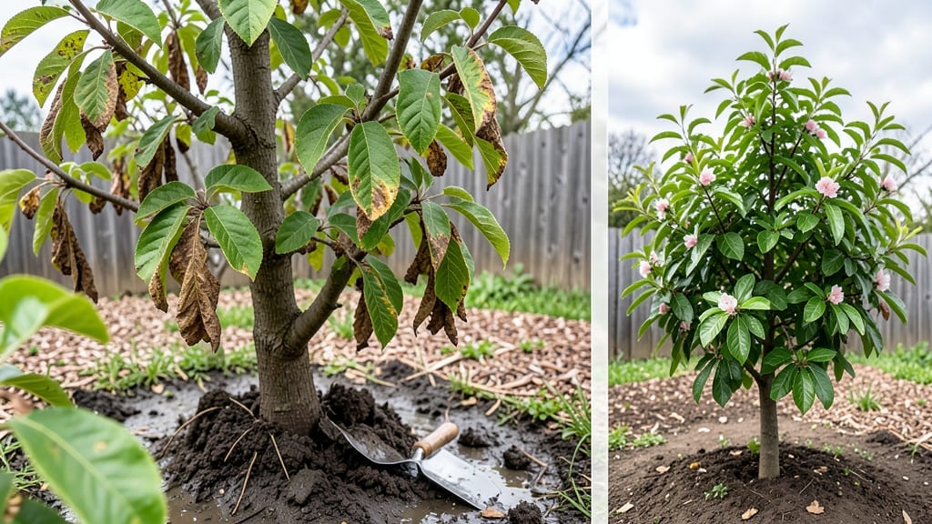 What Does an Overwatered Peach Tree Look Like?: Wilting Leaves, Drooping Branches, and Mushy Roots