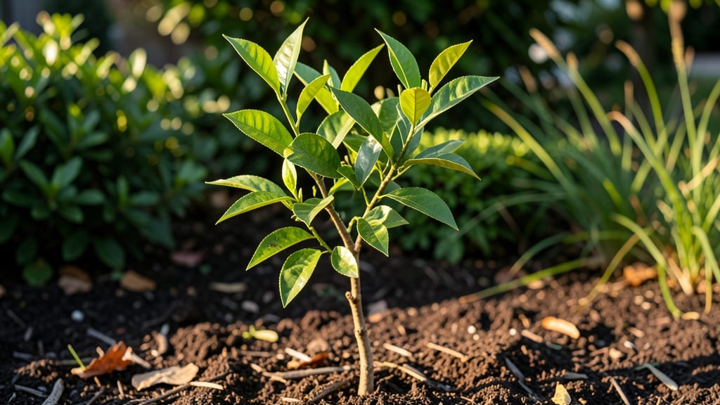 Orange Tree Sprout: Layered Soil Method for 90% Germination Rate