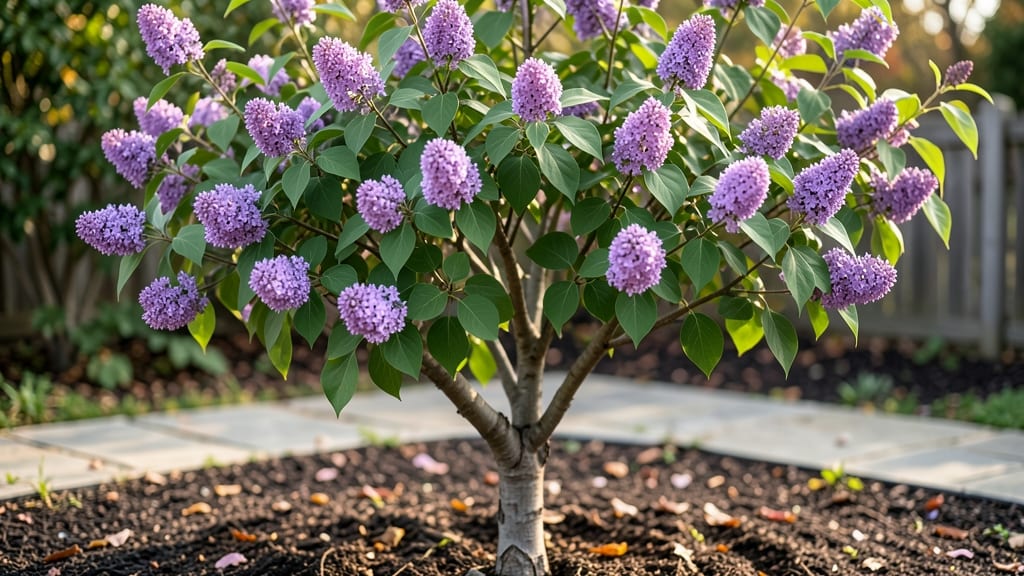 Common Lilac Tree Leaves: Purple-Blooming Magic for Fragrant Spring Gardens