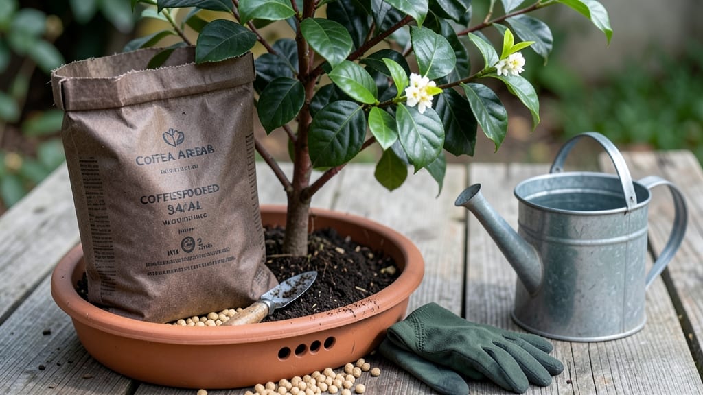 Coffee Tree Fertilizer: Nitrogen-Rich Boost for Lush, Productive Growth