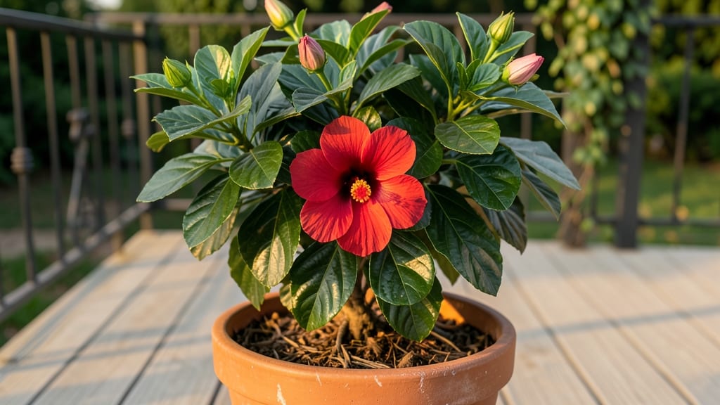 Hibiscus Tree in Container: Year-Round Grace With Pruning Mastery