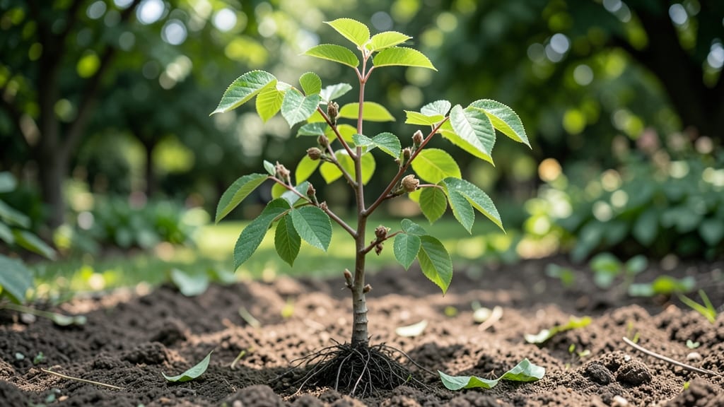 Young Walnut Tree Leaves: Pruning Guide for Healthy Growth Year Round