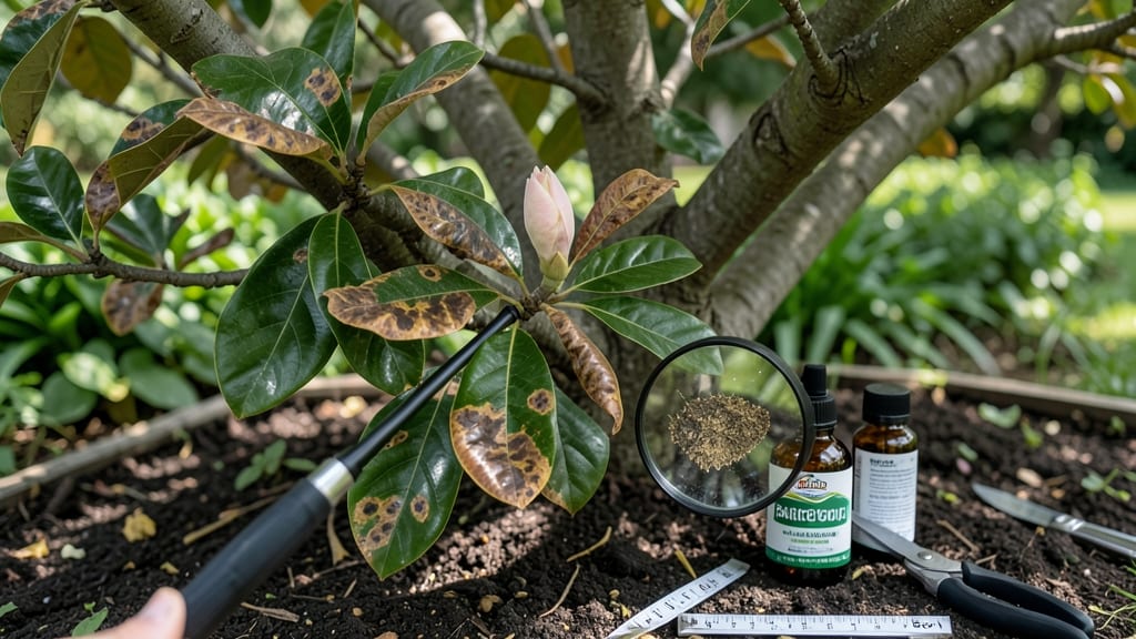 Magnolia Tree Leaf Disease: Visual Guide to Spotting and Stopping Fungal Spread Early