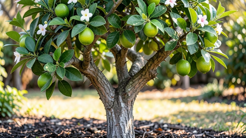Lime Tree With Thorns: Thornless Pruning for Safe, Year-Round Fruit Bearing