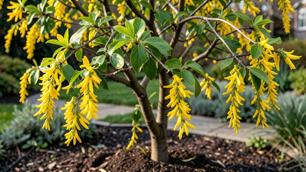 Tree Green Leaves White Flowers: Year-Round Grace Through Pruning Artistry