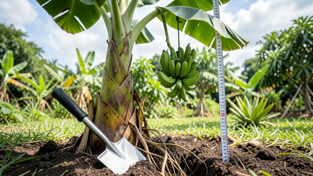 How Deep Are Banana Tree Roots: Spreading Patterns by Variety Revealed