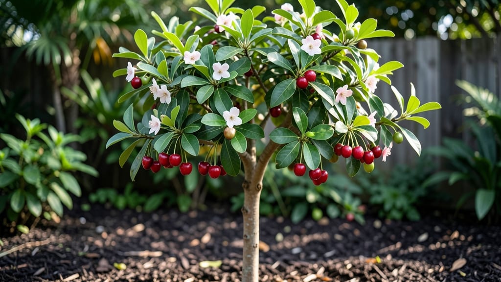Surinam Cherry Tree Pictures: Year-Round Color with Minimal Pruning Effort