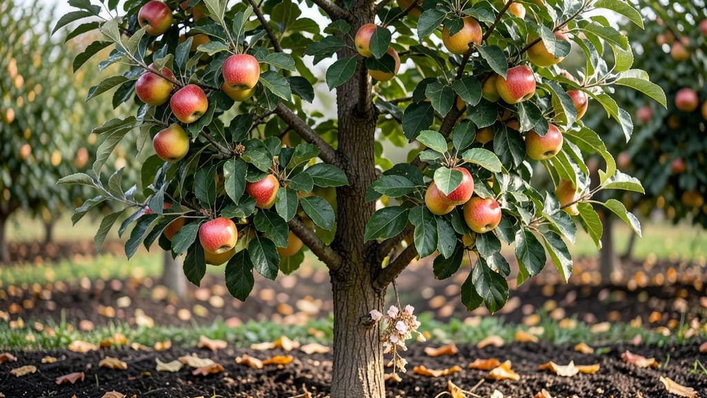 Honeycrisp Apple Tree Height: Space-Saving Pruning for Compact Growth