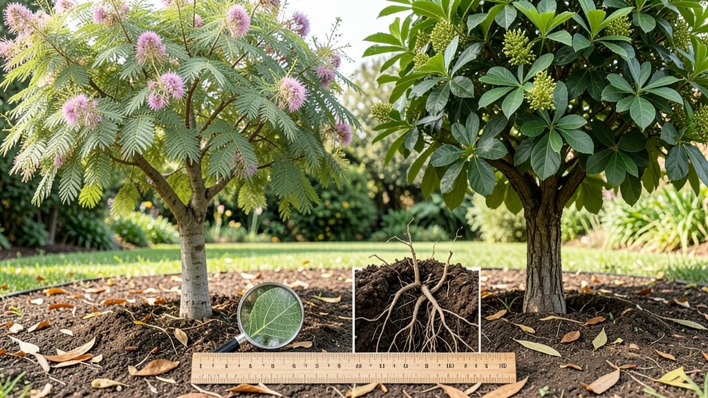 Mimosa Tree vs Tree of Heaven: Key Differences for Pruning & Control