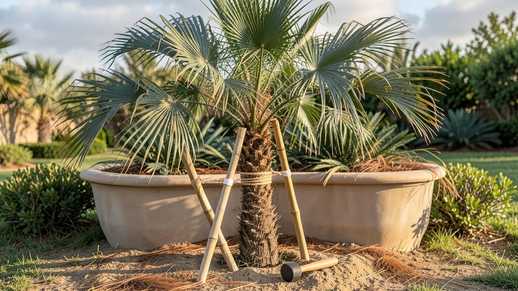 Palm Tree Staking Guide: Stabilize Young Trees Before Storms Hit