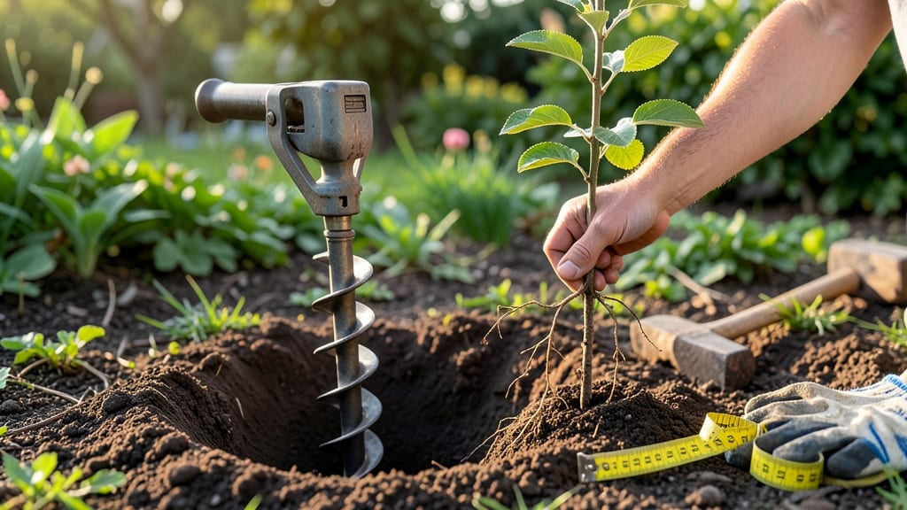 Tree Planting Auger for Drill: Effortless Hole Digging for Strong Root Growth