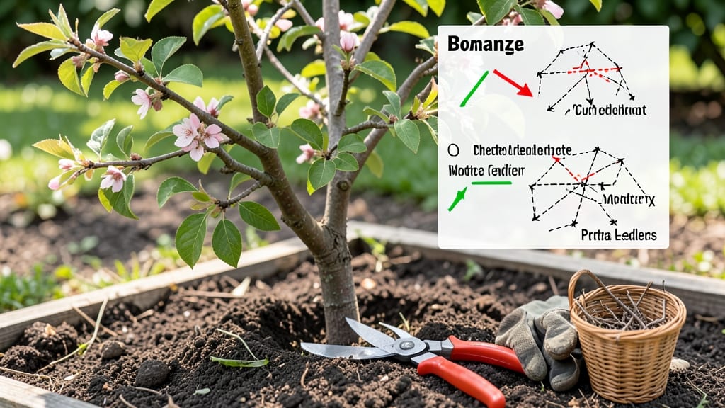 Small Peach Tree Pruning Diagram: Step-by-Step Cuts for Healthy Growth
