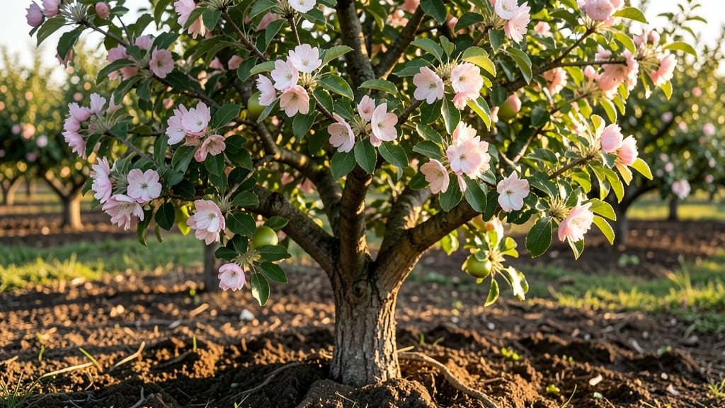 Fuji Apple Tree Bloom: Year-Round Beauty With Minimal Pruning Effort